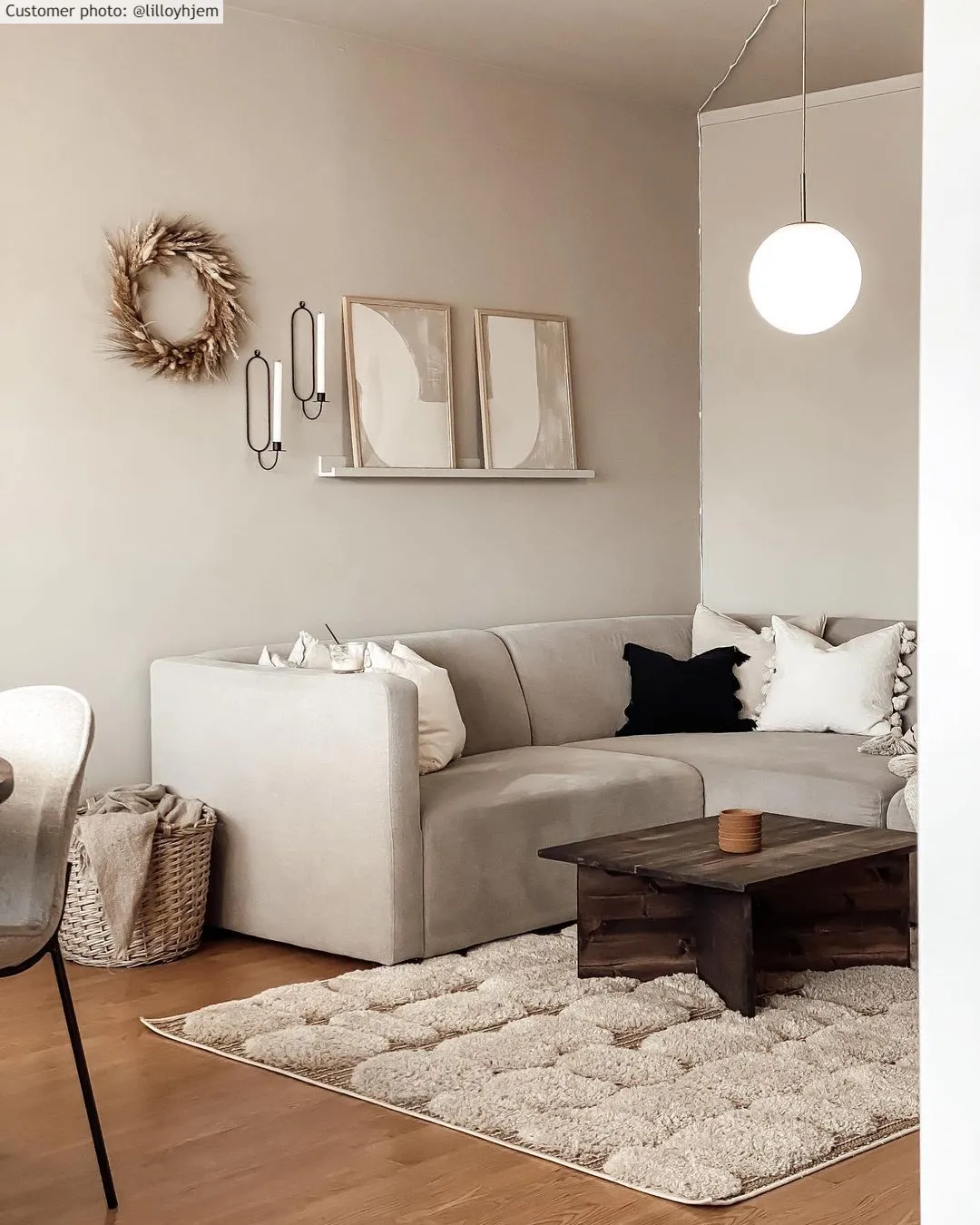 Tapis à poils longs - Fondi (beige)