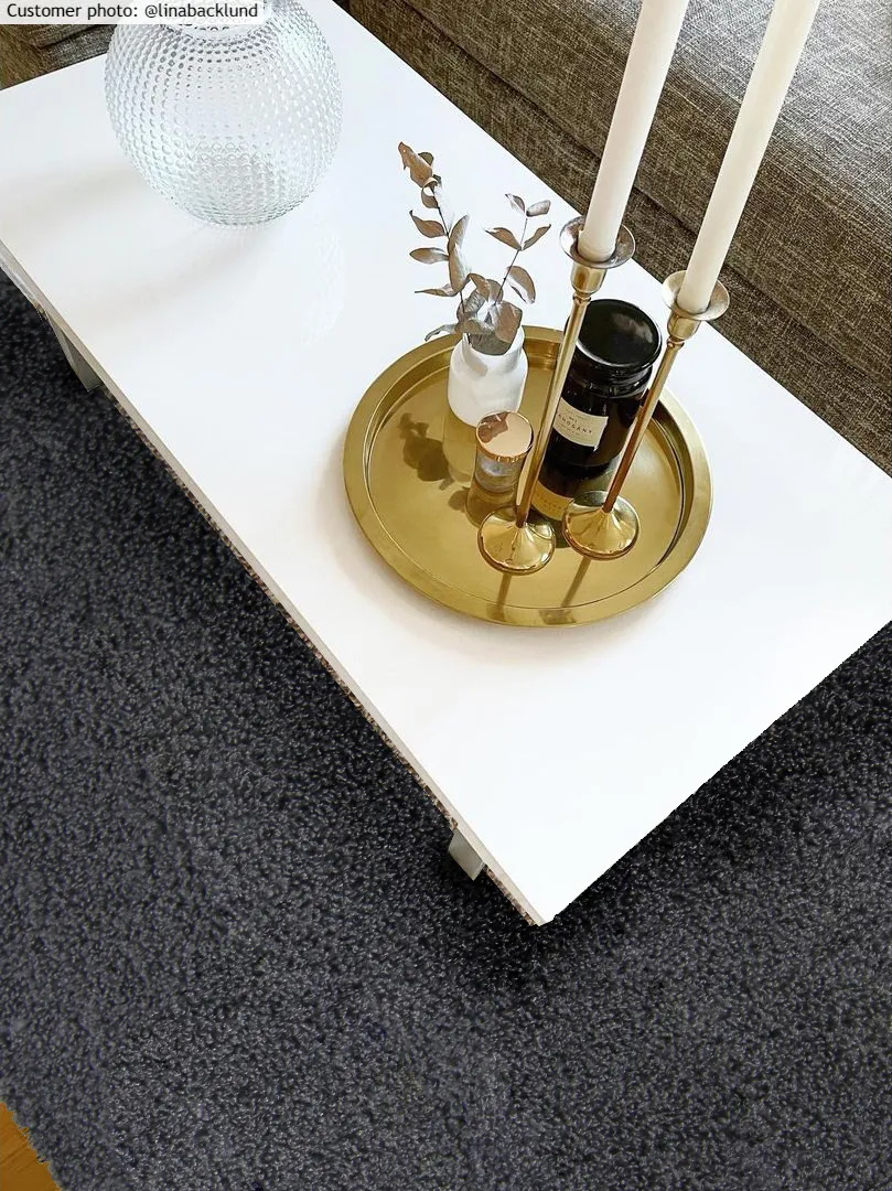 Tapis à poils longs - Antuco (gris foncé)