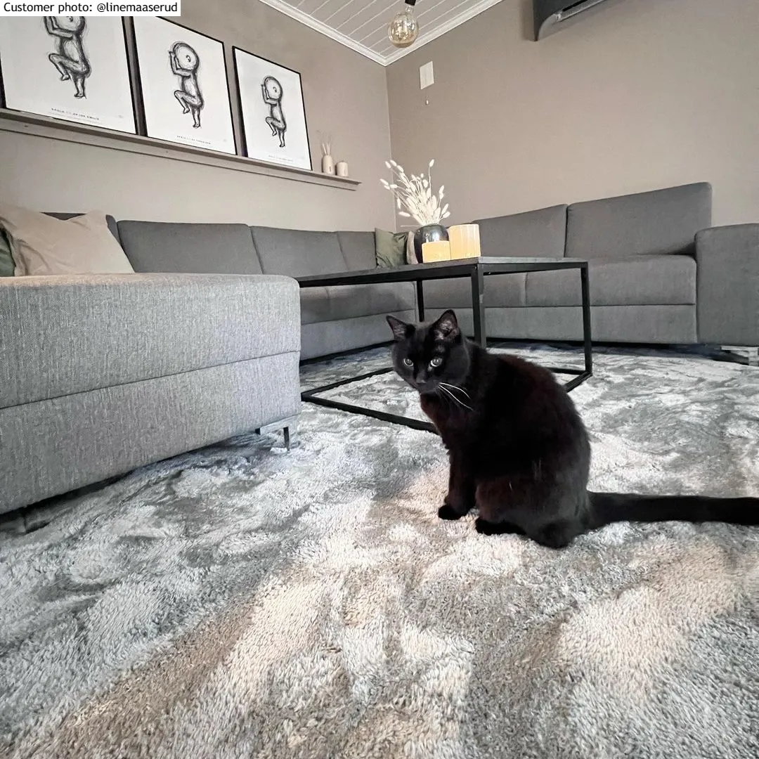Tapis moelleux - Aranga Super Soft Fur (gris)