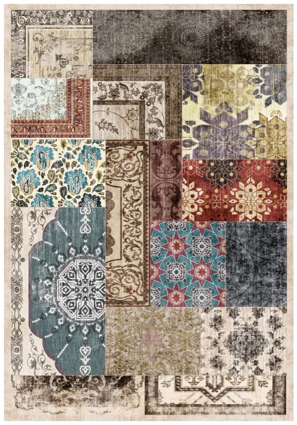 Tapis Wilton - Linosa (multicolore)