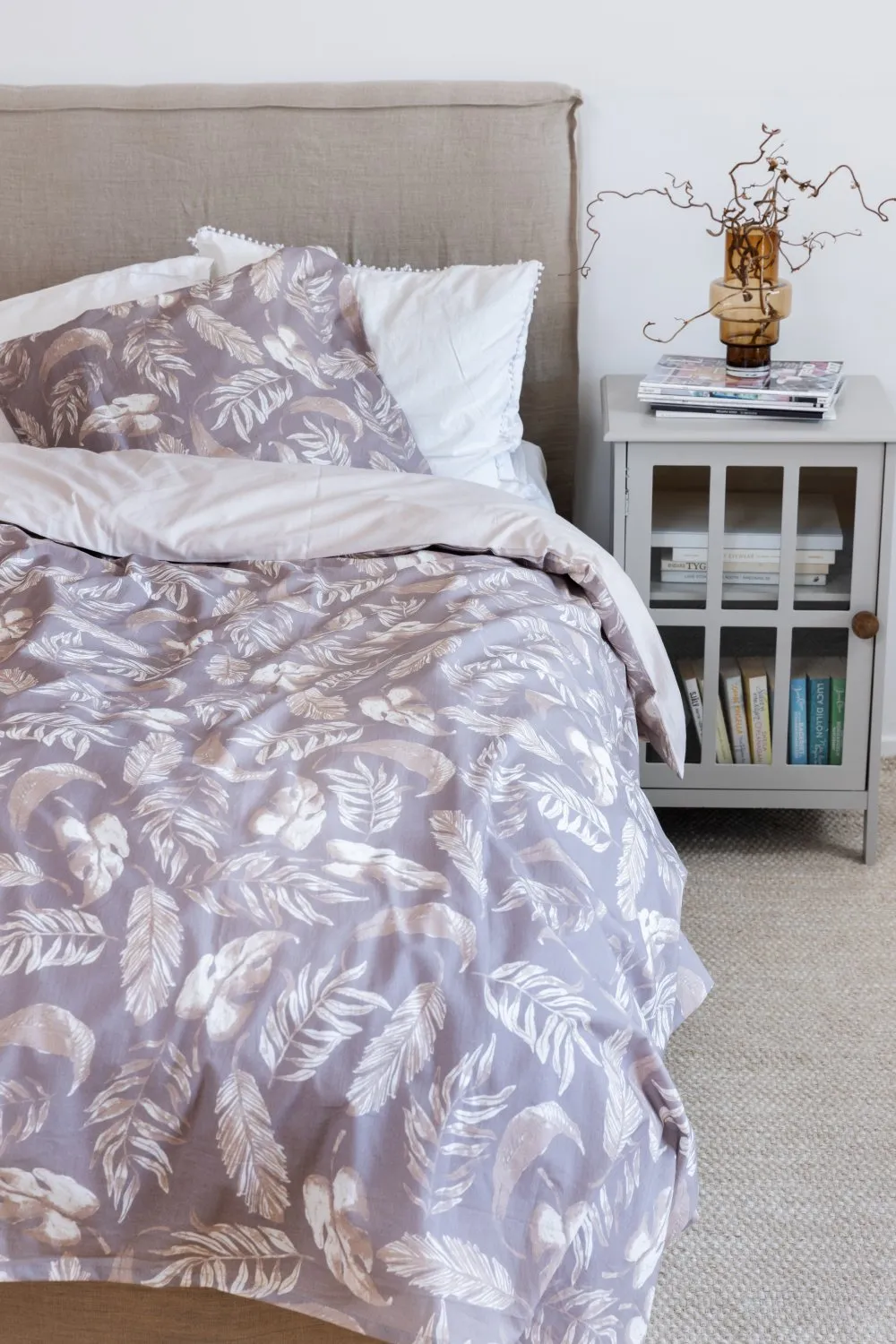 Ensemble de housse de couette - Lowe (beige)