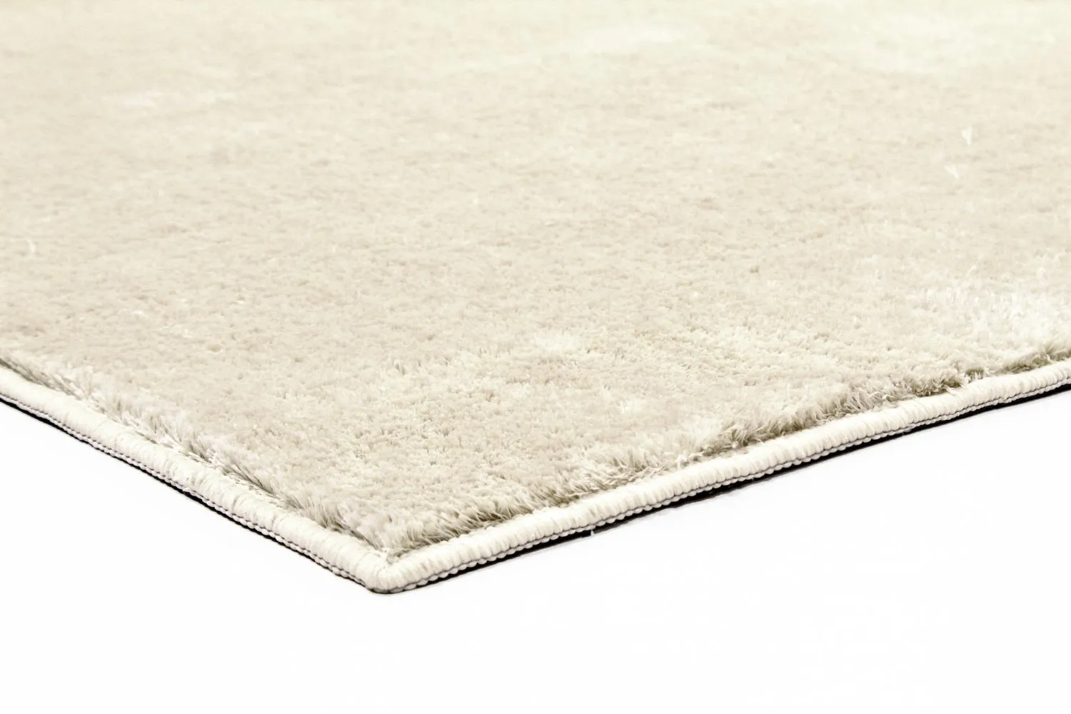 Tapis à poils longs - Lucknow (blanc cassé)