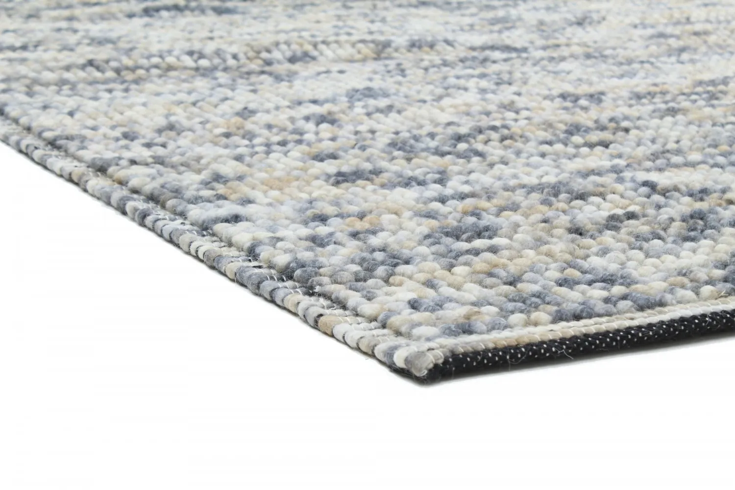 Tapis en laine - Luna (bleu)