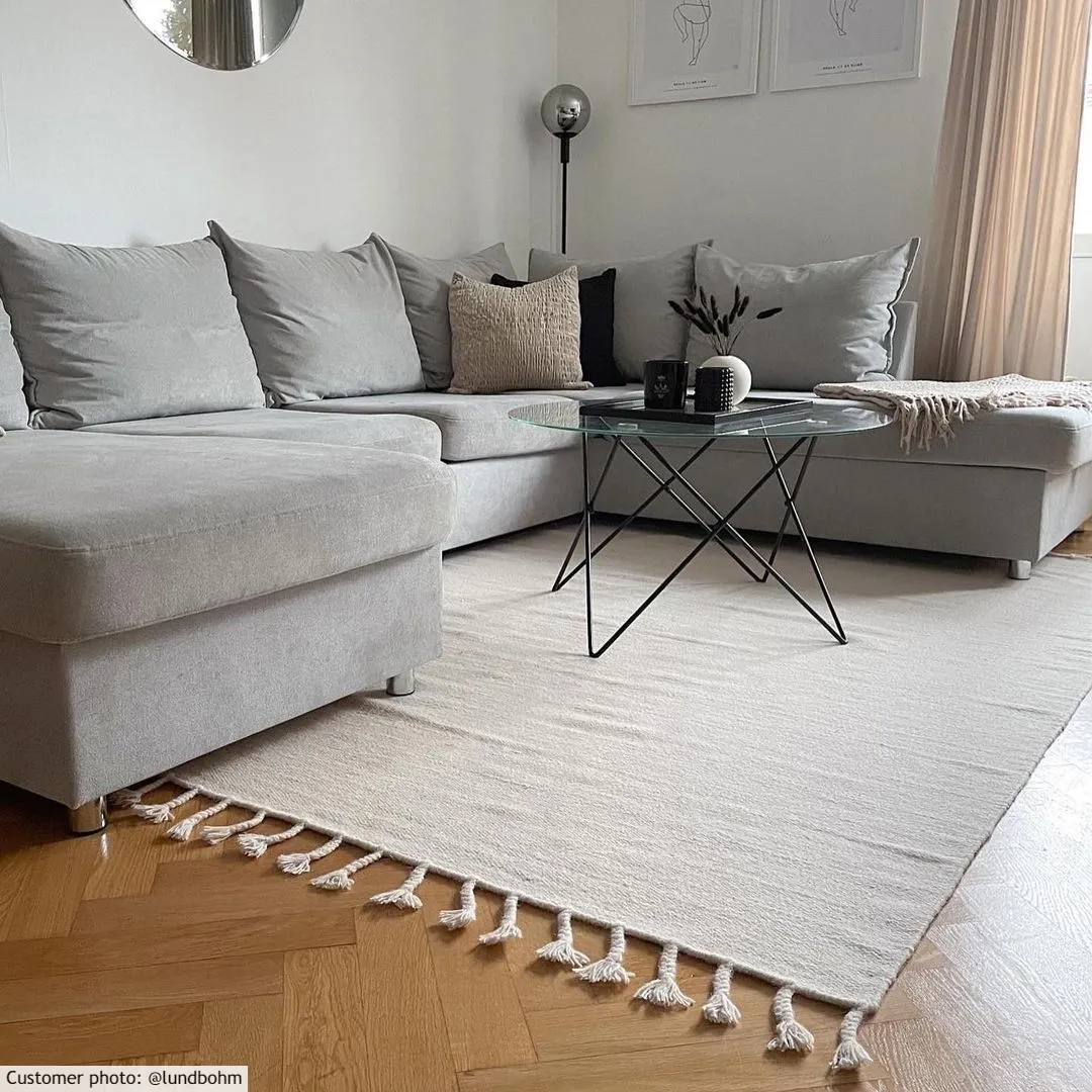 Tapis en laine - Malana (beige)