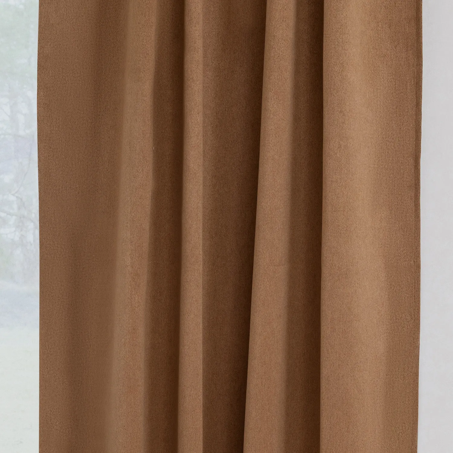 Rideaux - Rideau occultant Flora (marron)