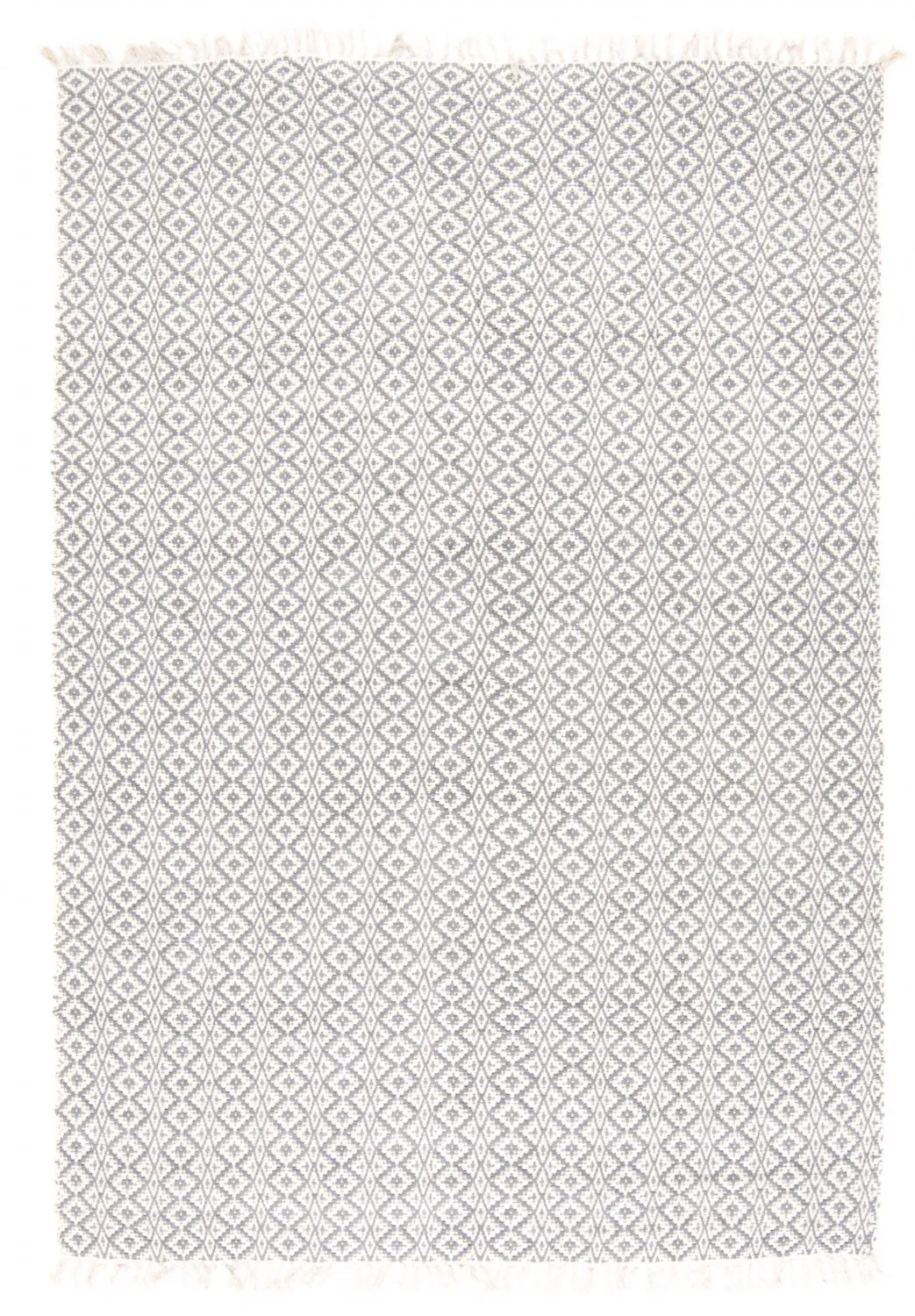 Tapis en patchwork - Lykke (gris/bleu glacier)
