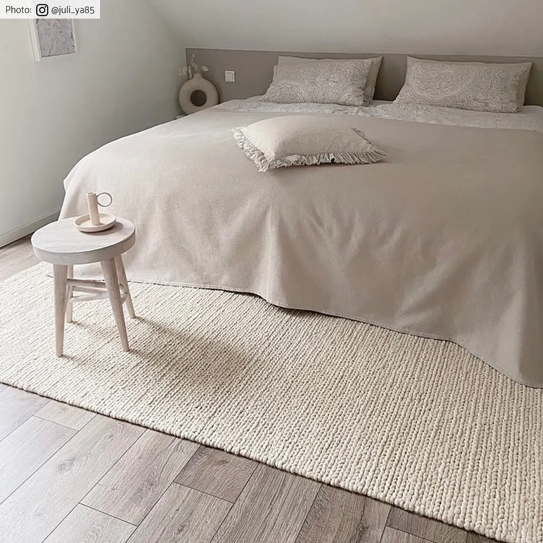 Tapis en laine - Lynmouth (crème)