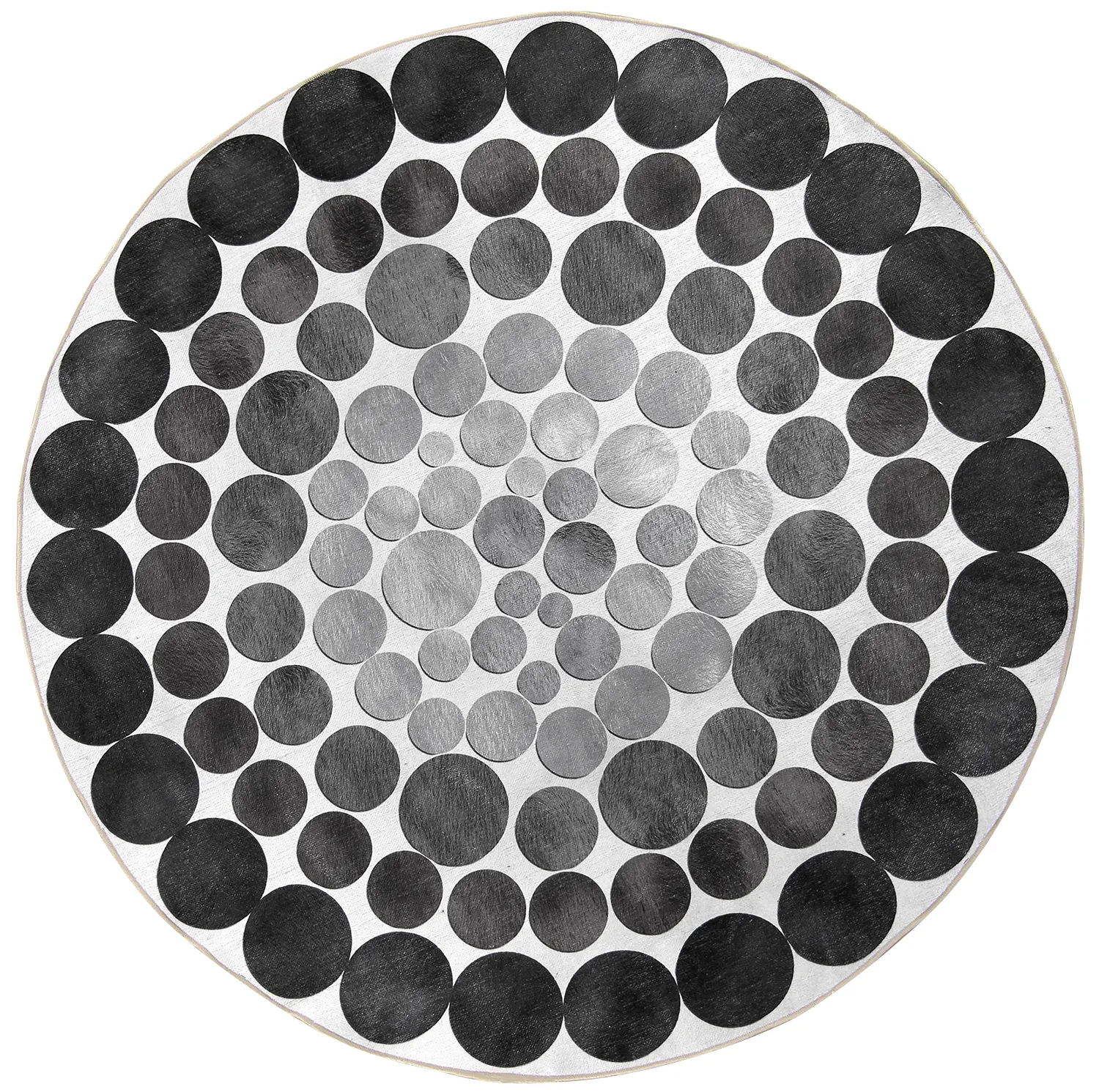 Tapis rond - Marineo (gris)
