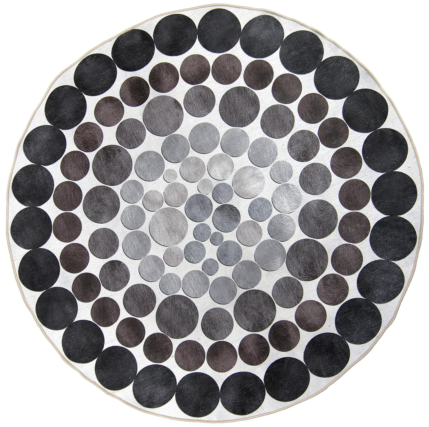Tapis rond - Marineo (anthracite)