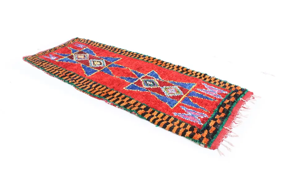 Tapis Marocain Berbère Boucherouite 315 x 120 cm