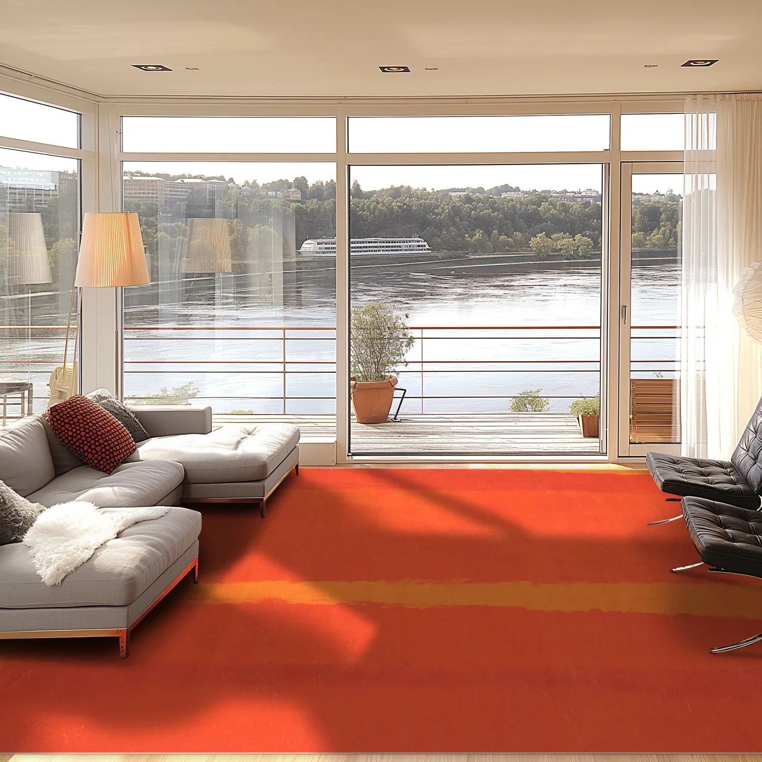 Tapis Wilton - Asti (orange)