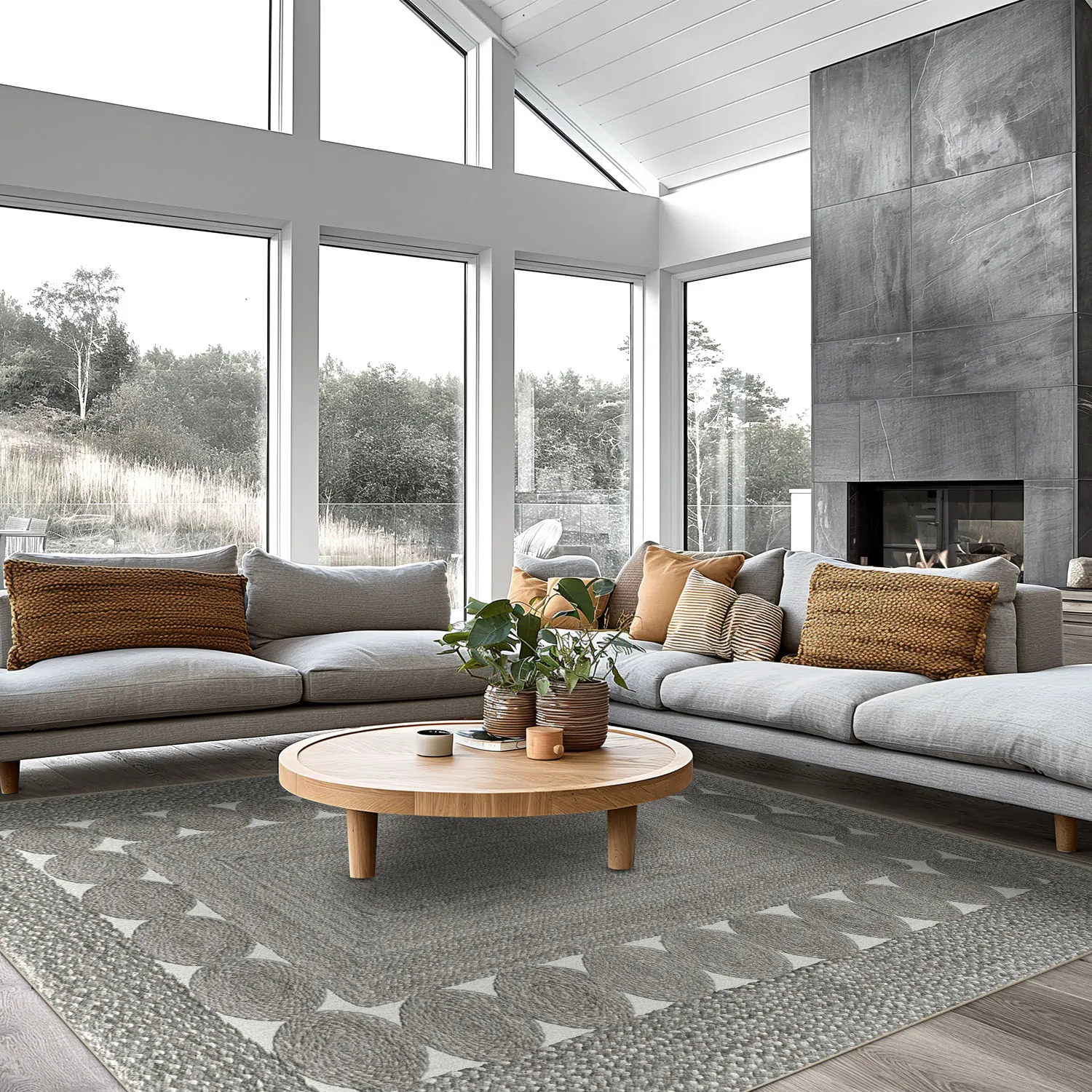 Tapis Wilton - Bellezza (gris)