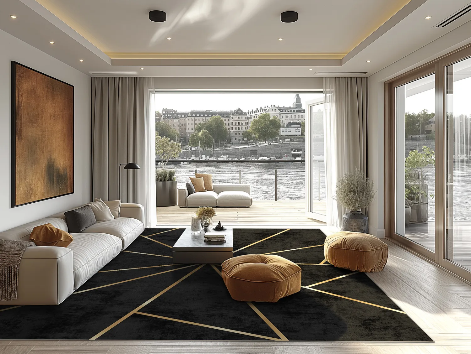 Tapis Wilton - Bellizzi (noir)