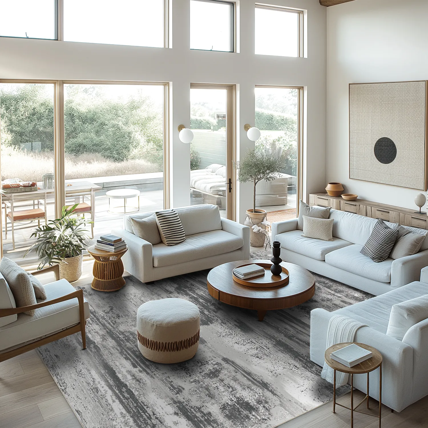 Tapis Wilton - Ben Arous (gris)
