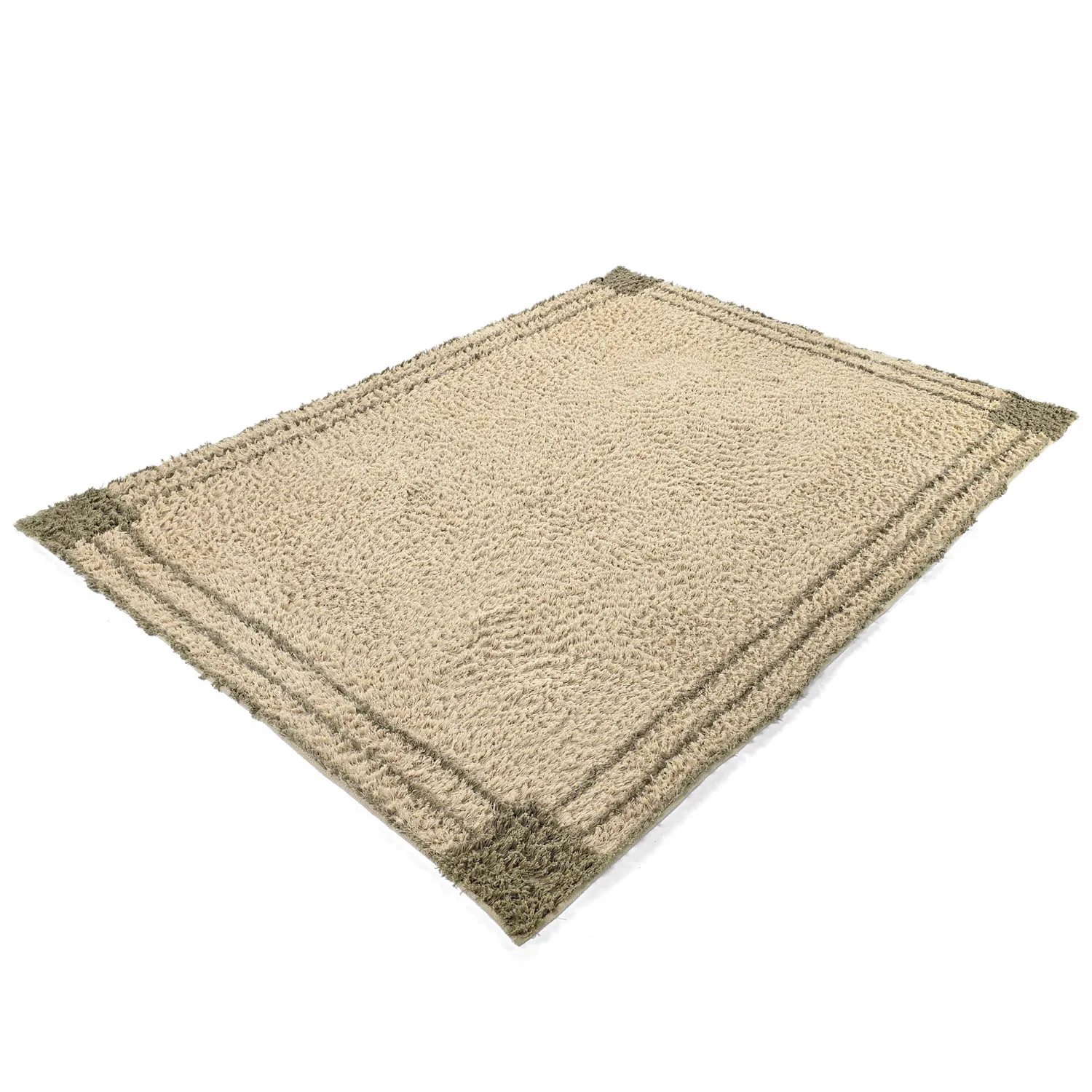 Tapis shaggy - Cataya Natural Cotton Shaggy (beige/taupe)