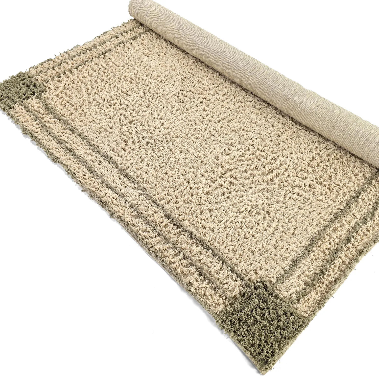 Tapis shaggy - Cataya Natural Cotton Shaggy (beige/taupe)