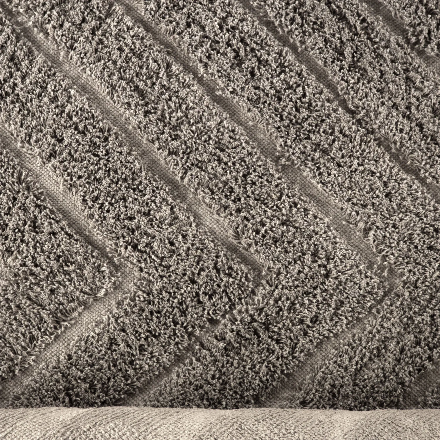 Tapis à poils longs - Conara Natural Cotton Shaggy (taupe)