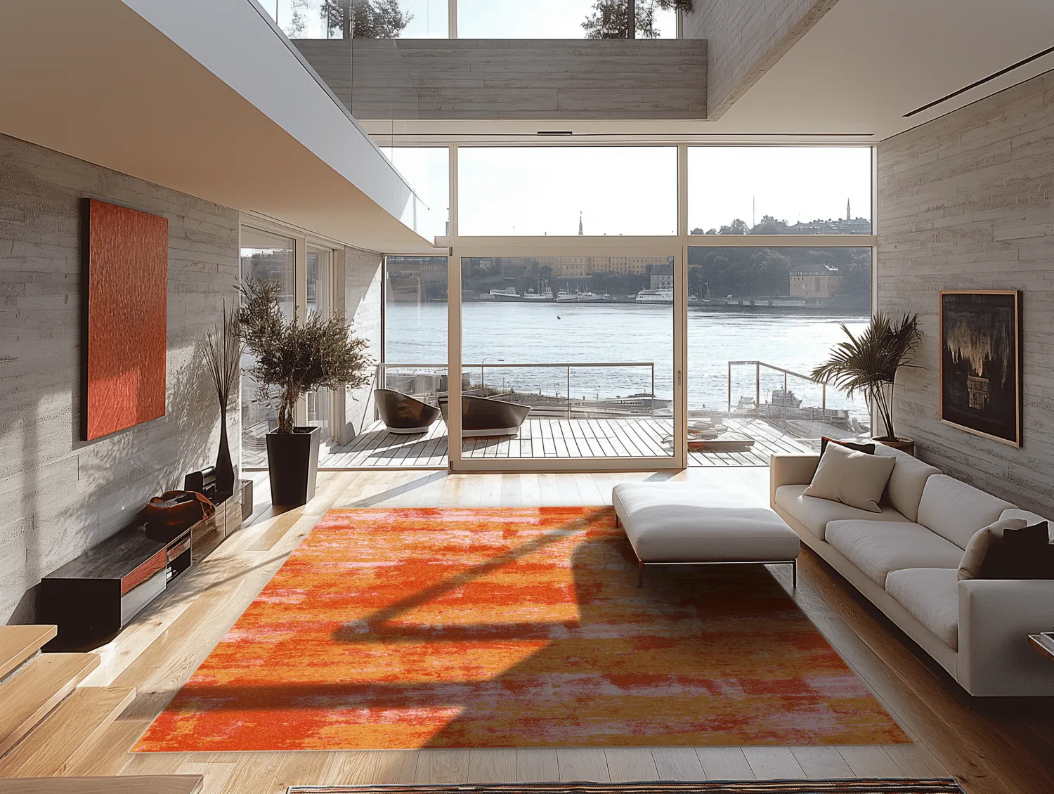 Tapis Wilton - Drew (orange)