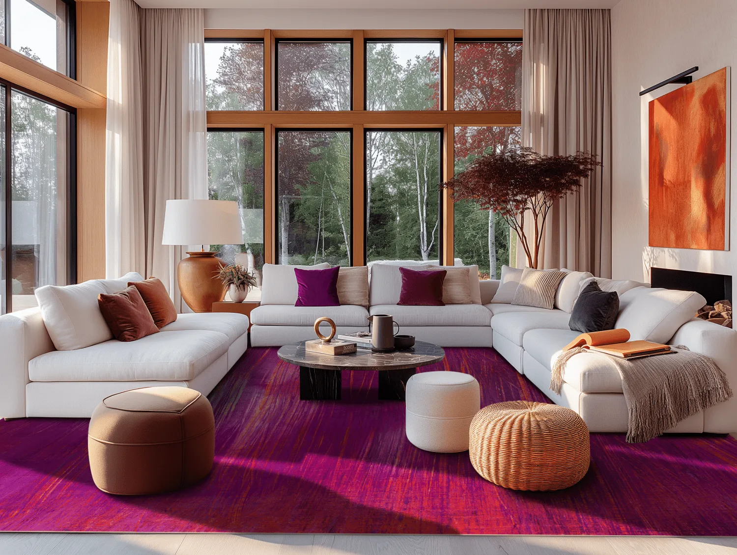 Tapis Wilton - Elowen (rose)