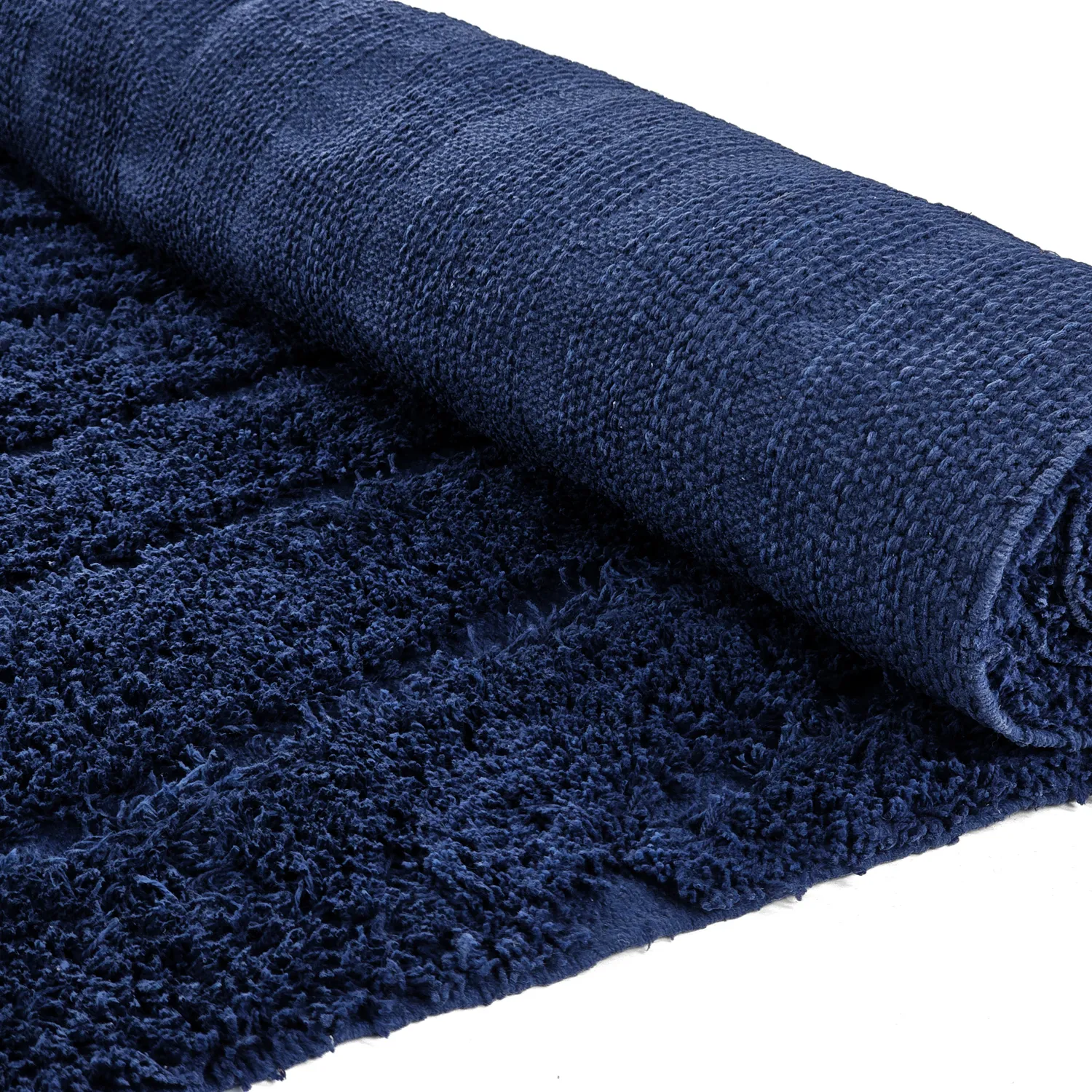 Tapis à poils longs - Farley Natural Cotton Shaggy (modra)
