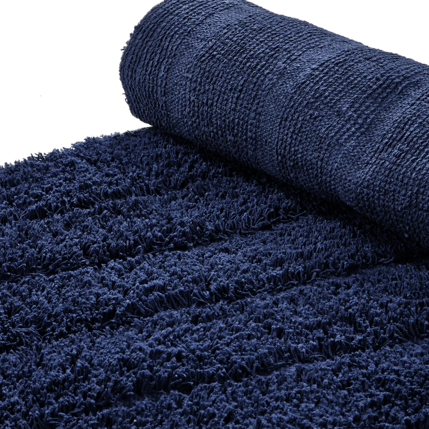 Tapis à poils longs - Farley Natural Cotton Shaggy (modra)