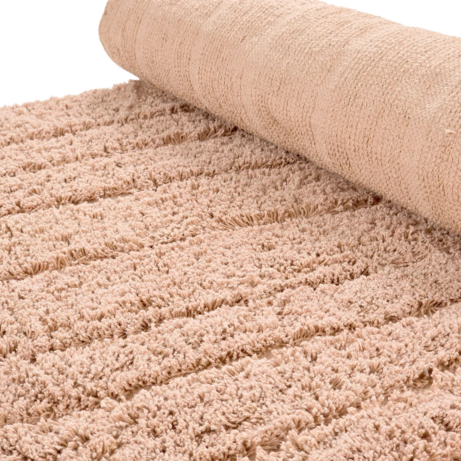 Tapis à poils longs - Farley Natural Cotton Shaggy (roza)