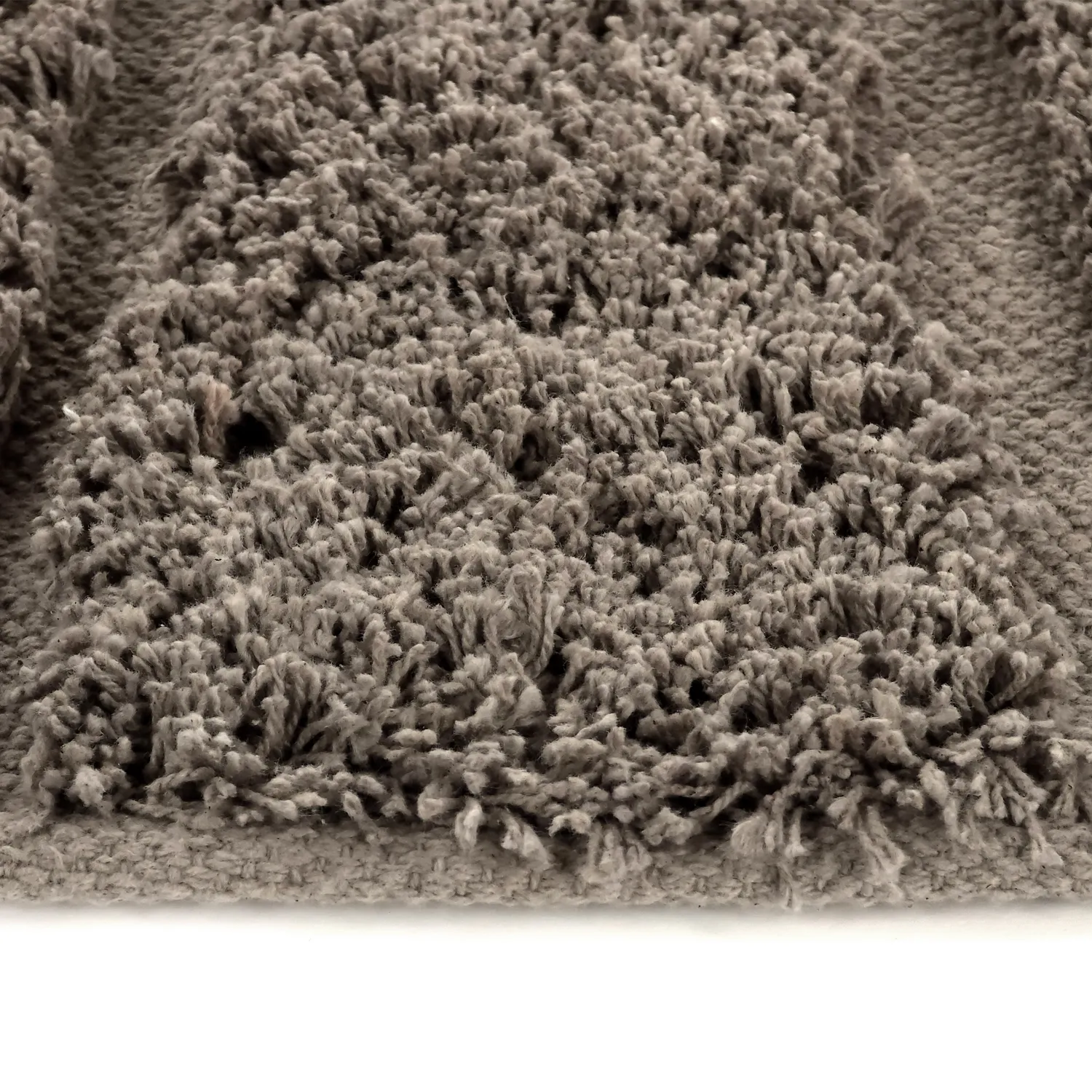 Tapis rond - Farley Natural Cotton Shaggy (taupe)
