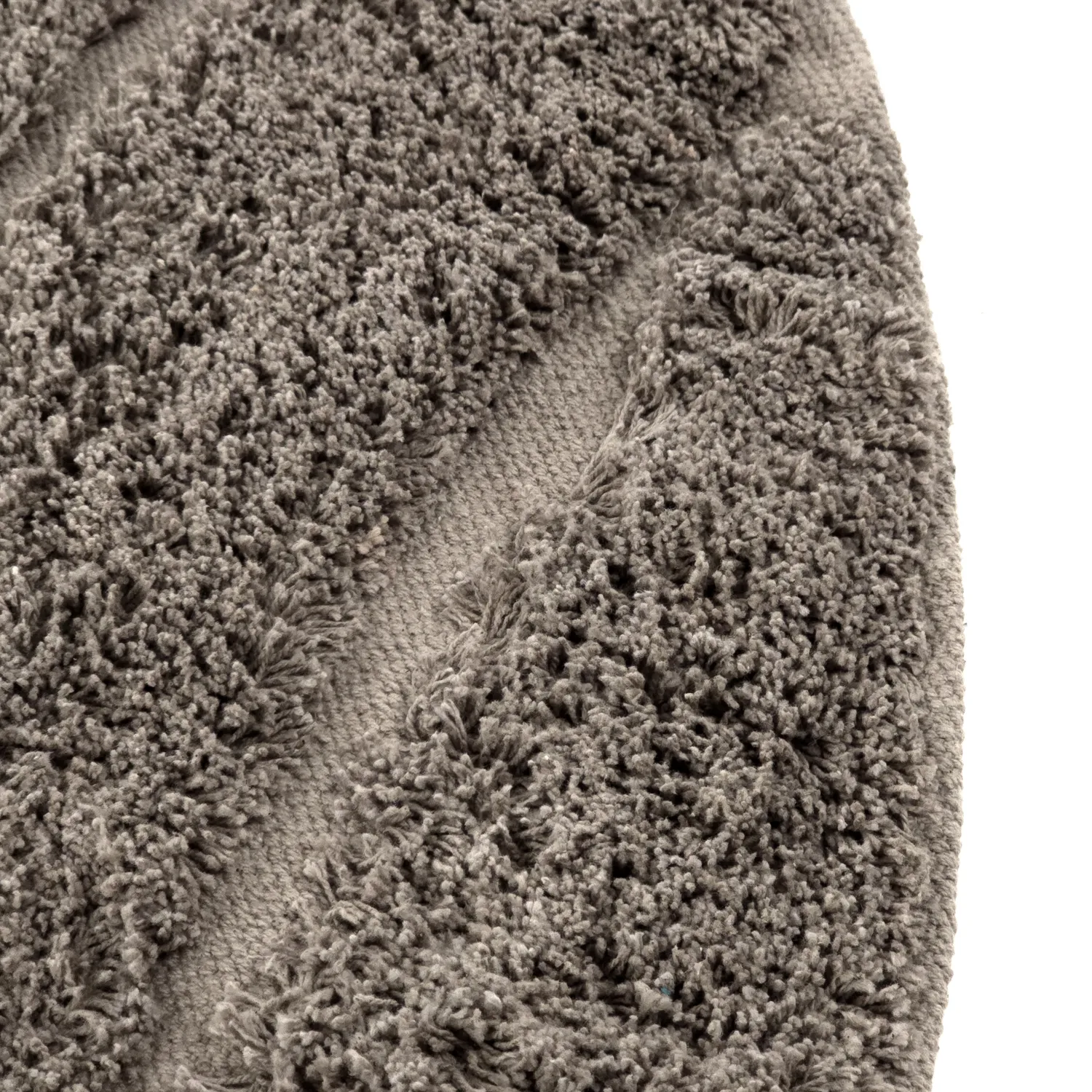 Tapis rond - Farley Natural Cotton Shaggy (taupe)