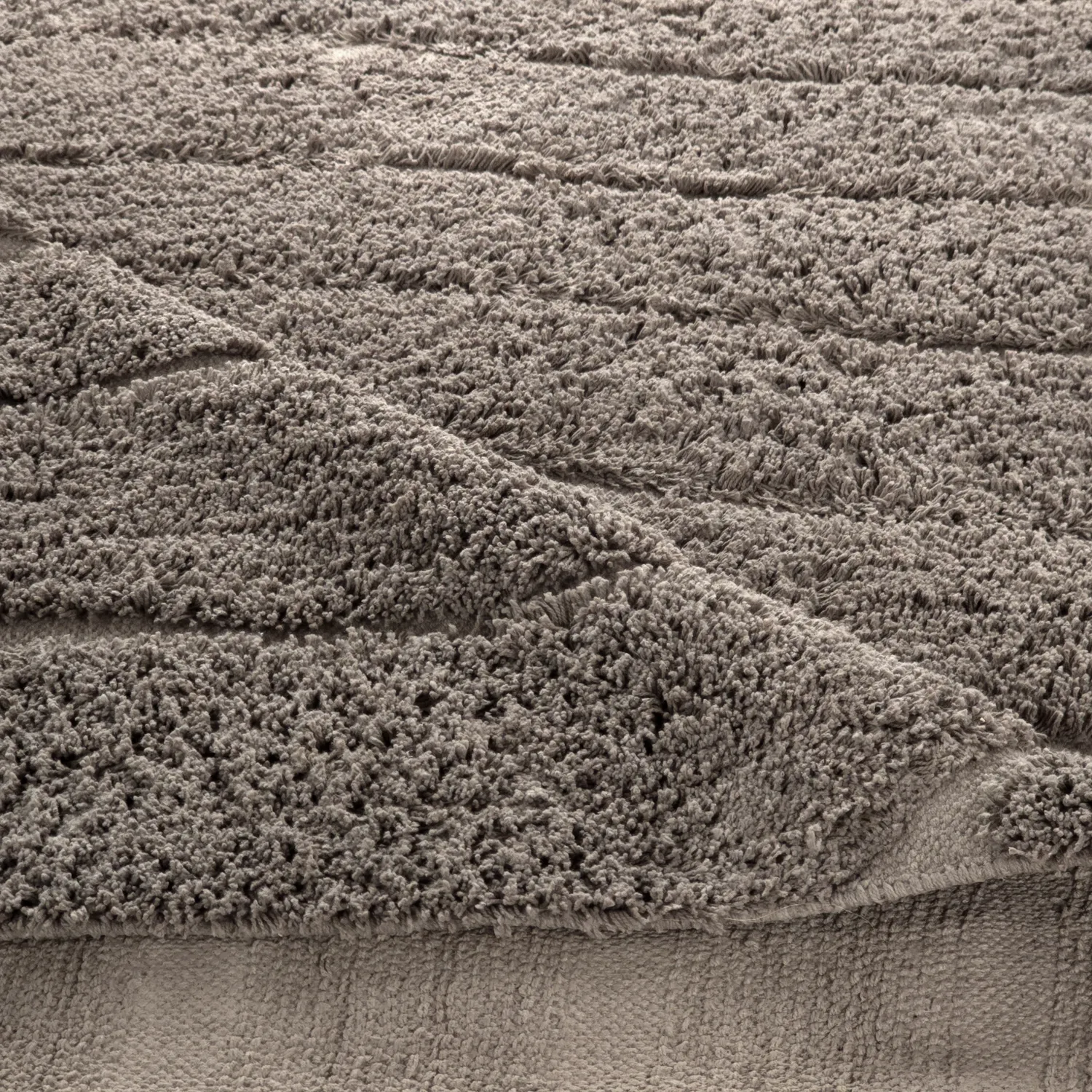 Tapis à poils longs - Farley Natural Cotton Shaggy (taupe)