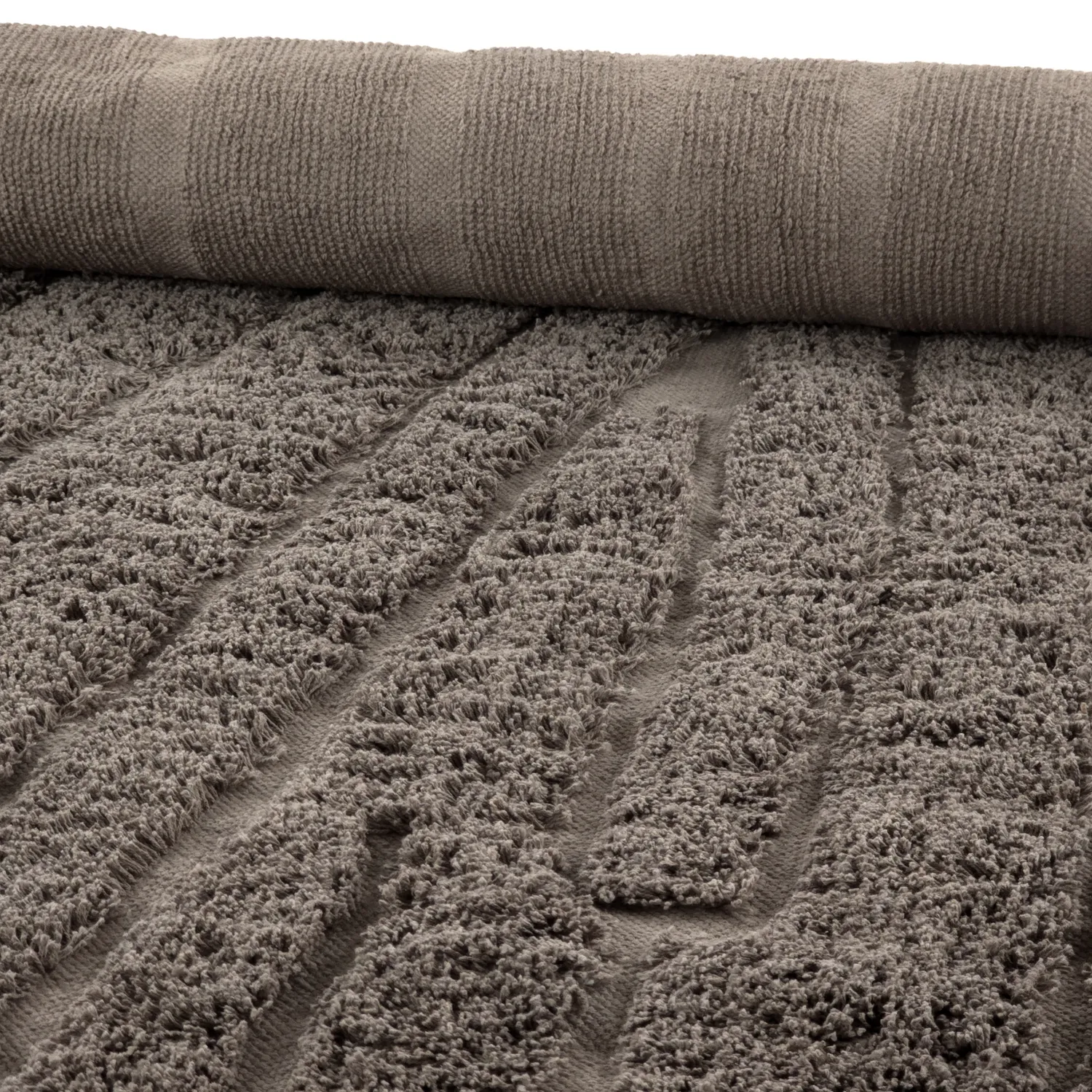 Tapis à poils longs - Farley Natural Cotton Shaggy (taupe)