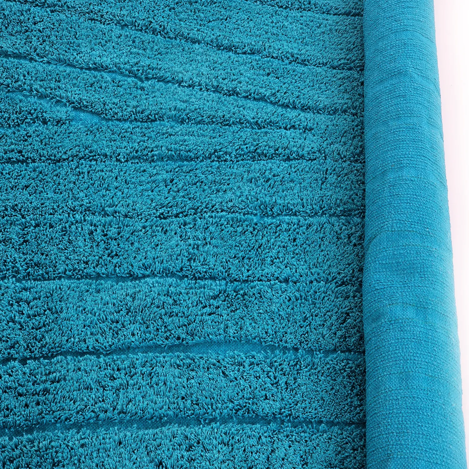 Tapis rond - Farley Natural Cotton Shaggy (turkizna)
