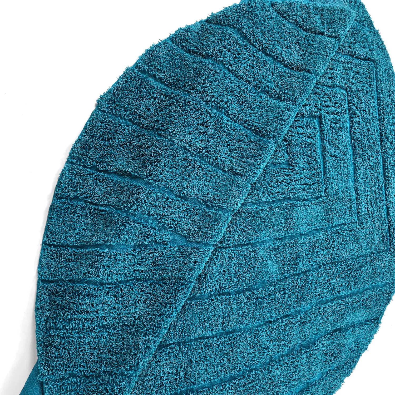 Tapis rond - Farley Natural Cotton Shaggy (turkizna)