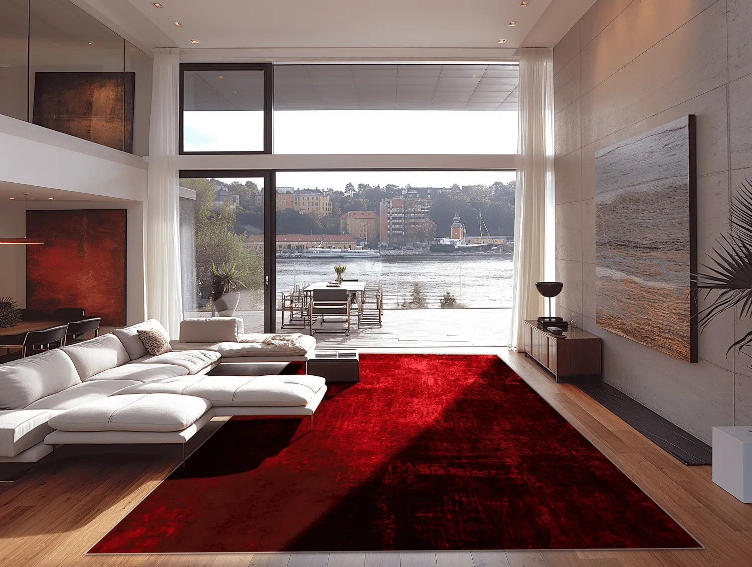 Tapis Wilton - Frome (rouge)