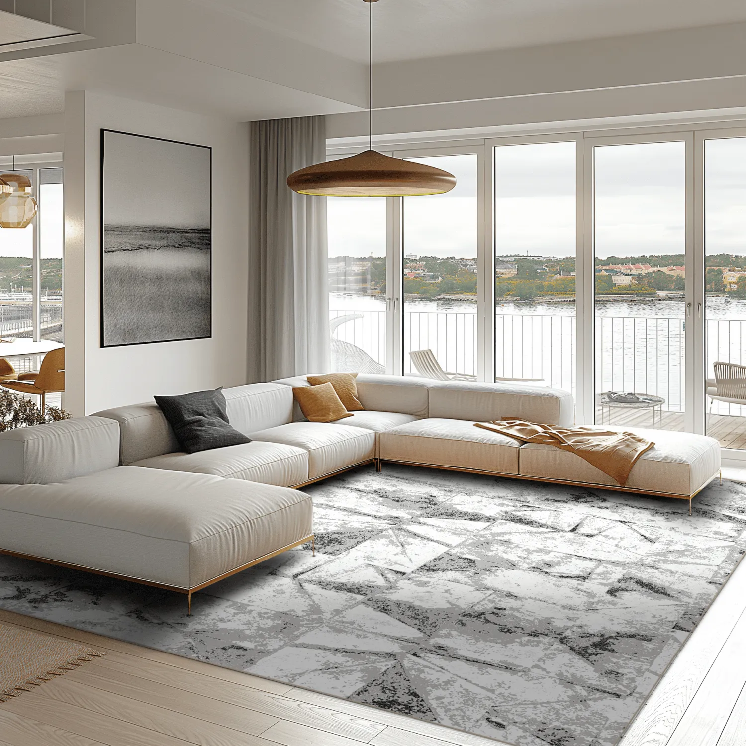 Tapis Wilton - Hakari (gris)
