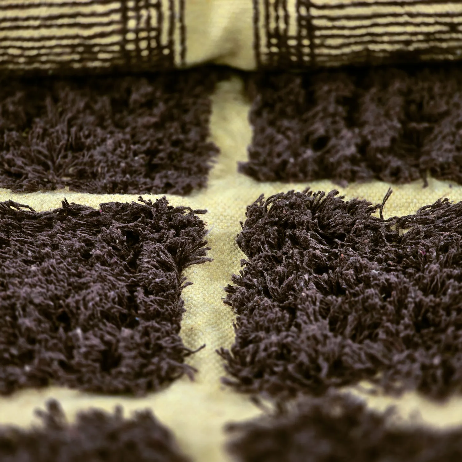 Tapis shaggy - Ikara Natural Cotton Shaggy (marron)