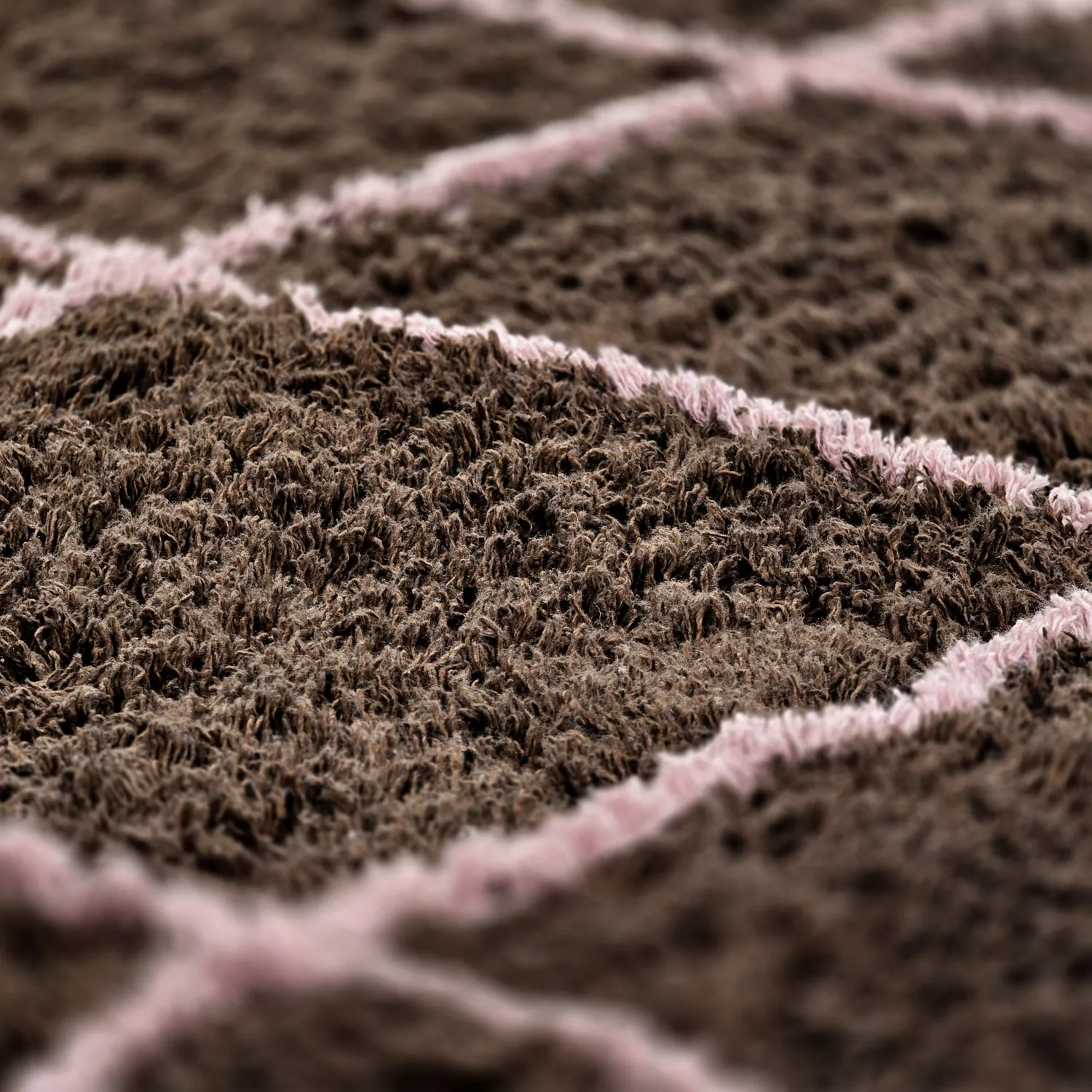 Tapis à poils longs - Lana Natural Cotton Shaggy (marron)