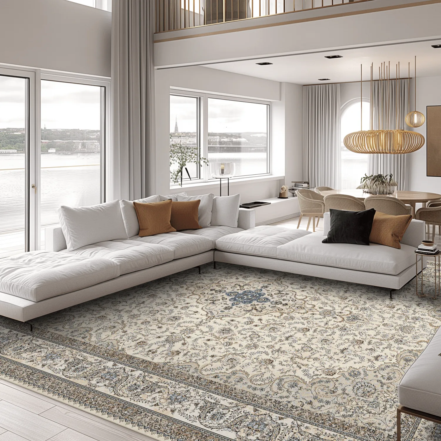 Tapis Wilton - Lena (beige)
