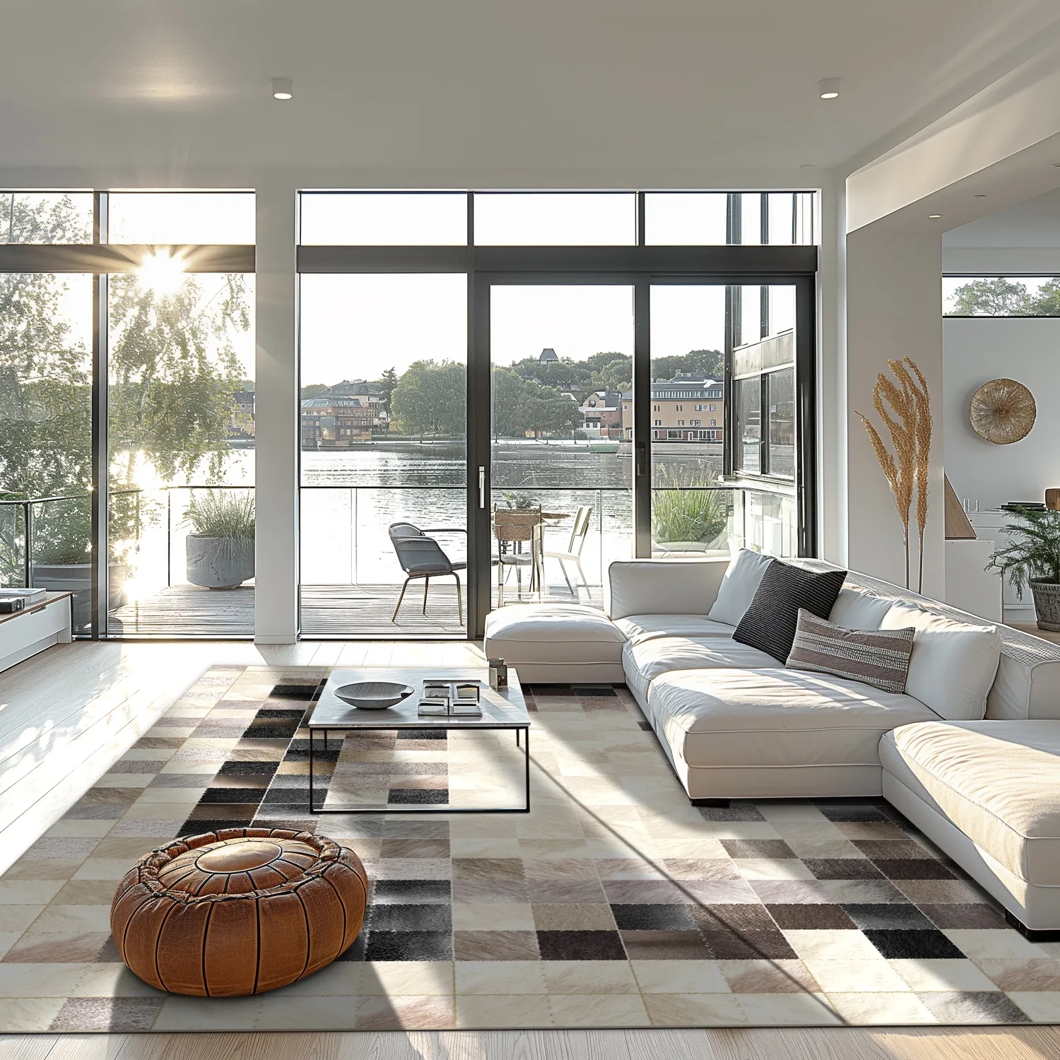 Tapis Wilton - Livada (blanc/multicolore)