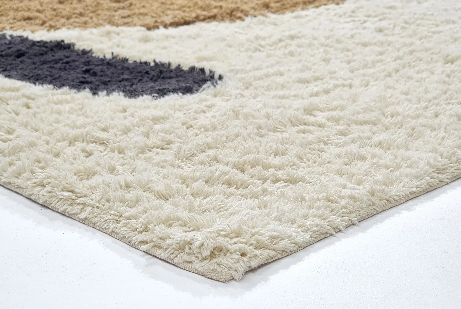 Tapis à poils longs - Mantona Natural Cotton Shaggy (multi)