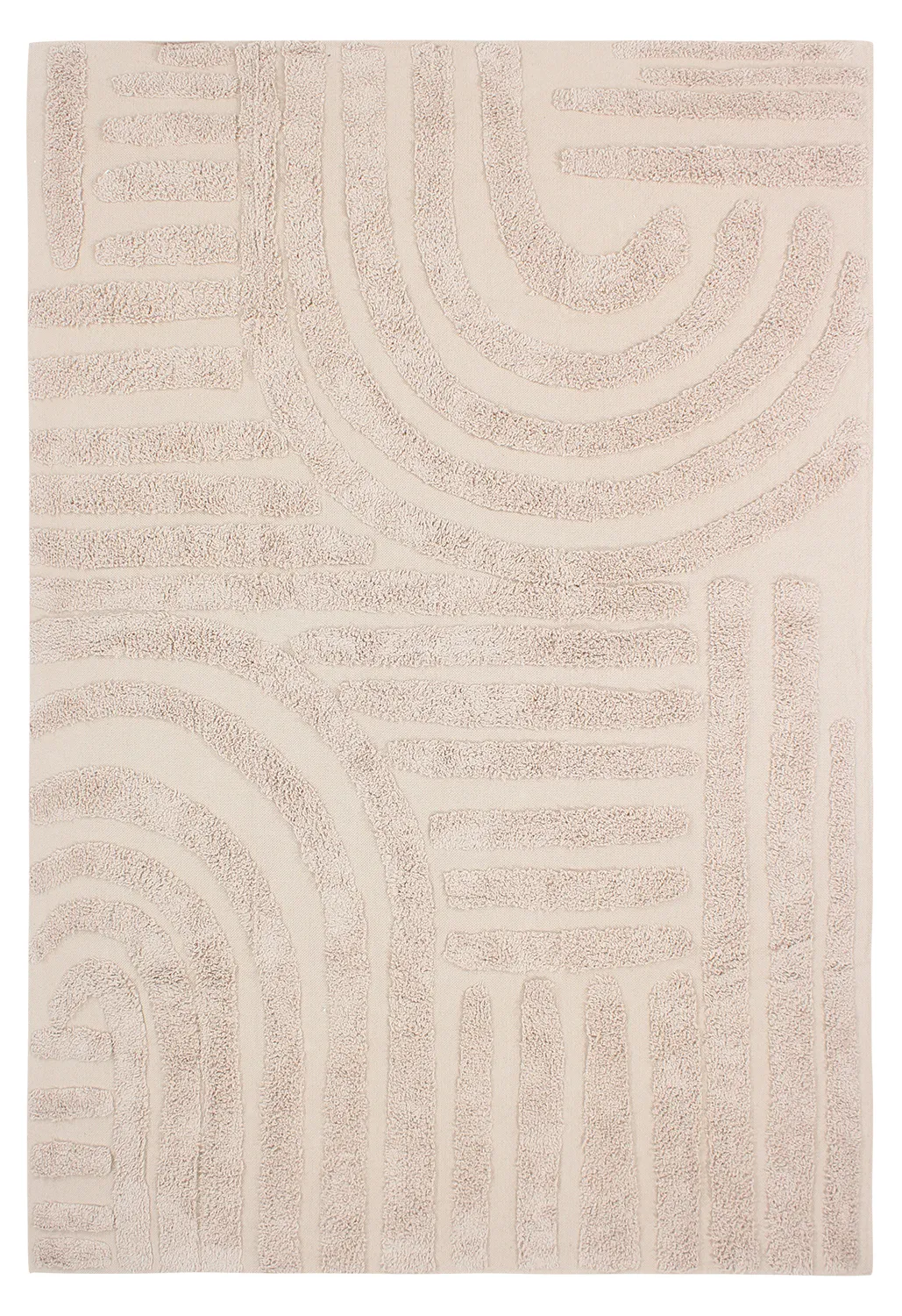 Tapis shaggy - Margo Natural Cotton Shaggy (beige)