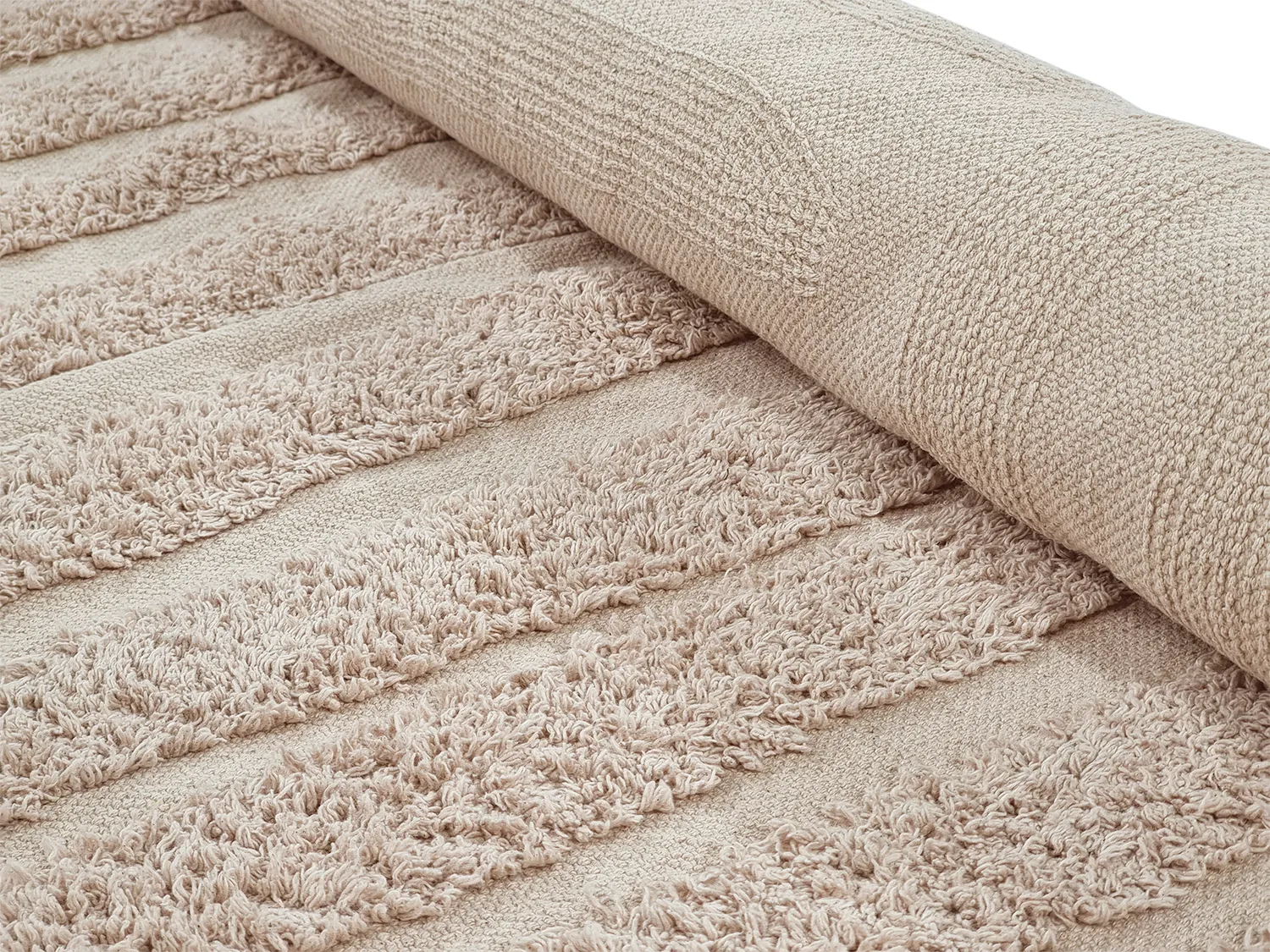 Tapis shaggy - Margo Natural Cotton Shaggy (beige)