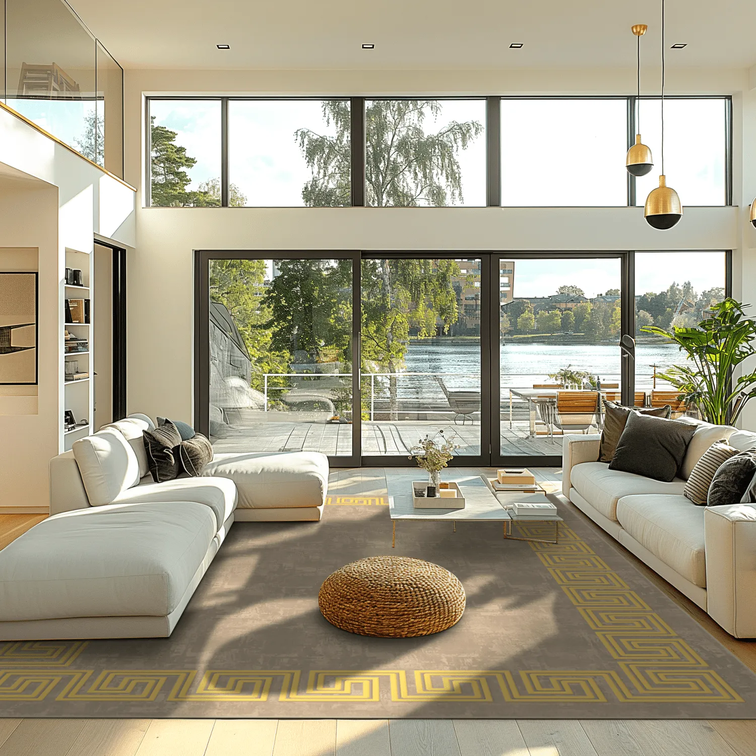 Tapis Wilton - Myra (beige/jaune)