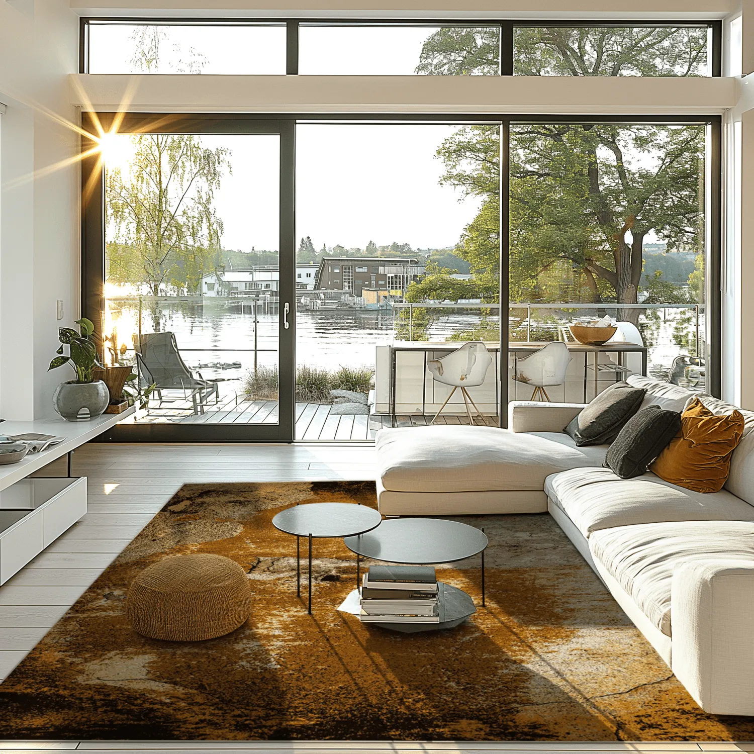 Tapis Wilton - Olivera (marron)