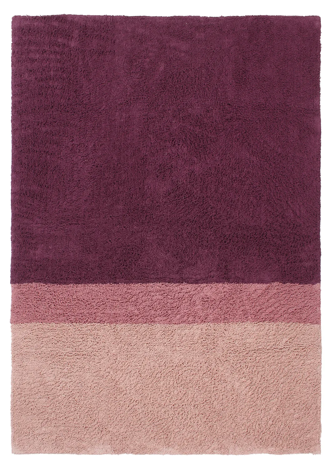 Tapis à poils longs - Pione Natural Cotton Shaggy (rose)