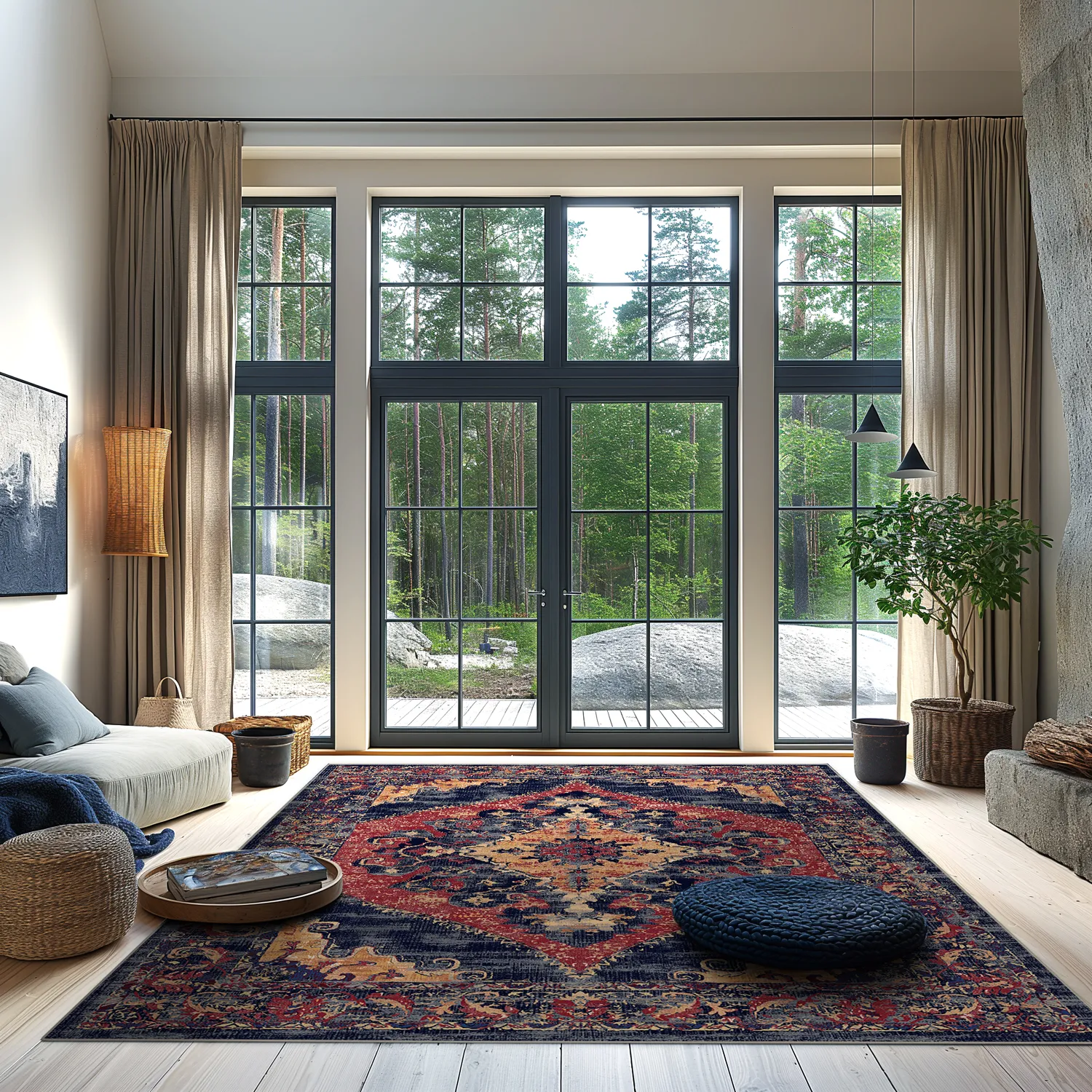 Tapis Wilton - Tabarka (multicolore)