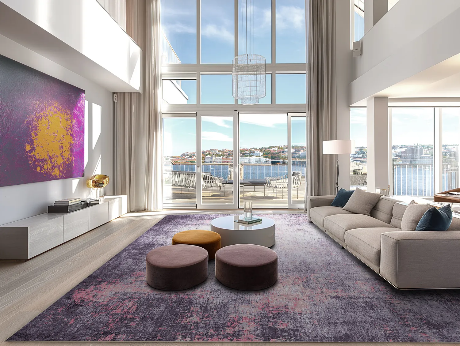 Tapis Wilton - Tarnos (violet)