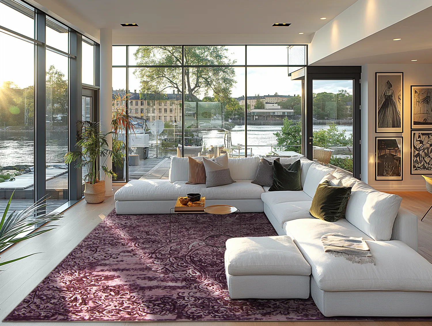Tapis Wilton - Valenza (violet)