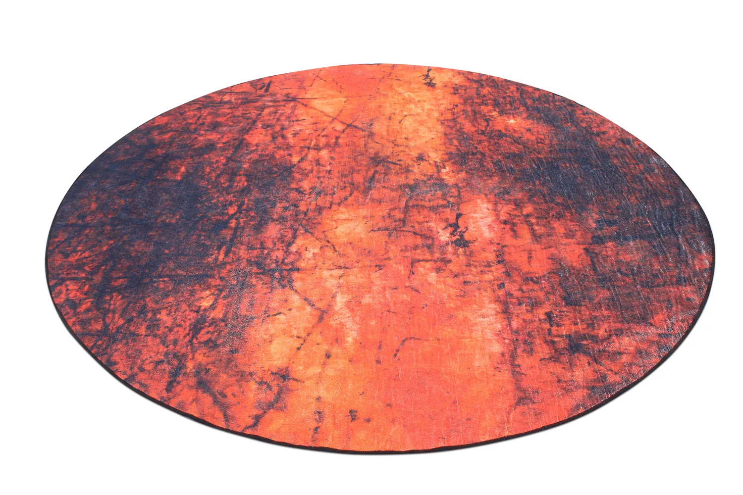 Tapis rond - Wells (orange)