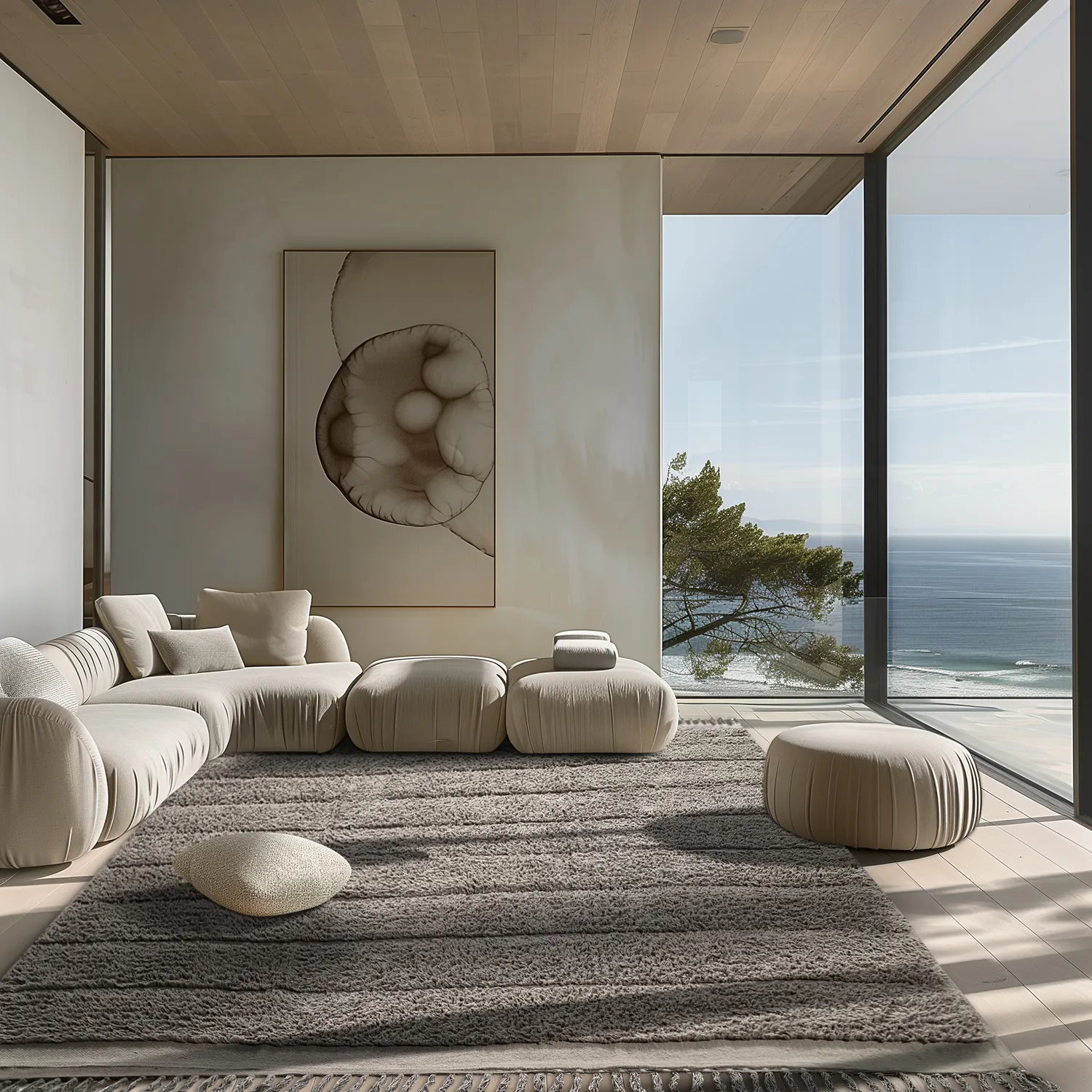 Tapis shaggy - Willow Natural Cotton Shaggy (taupe)