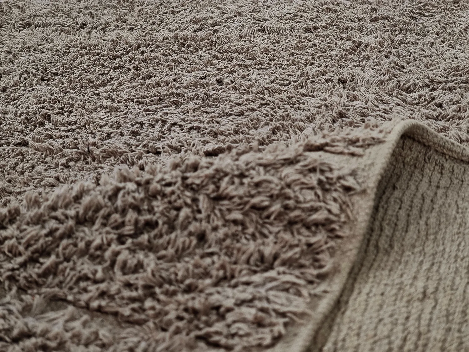 Tapis shaggy - Willow Natural Cotton Shaggy (taupe)